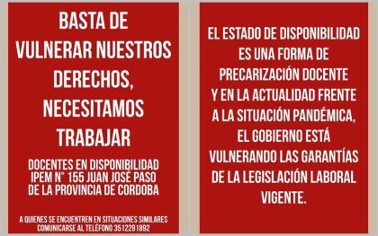 Docentes cordobeses envían carta al Ministro de Educación provincial