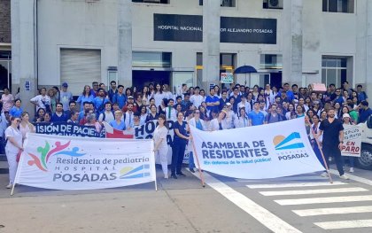 Hospital Posadas: residentes, despedidas y pacientes en defensa de la salud pública 