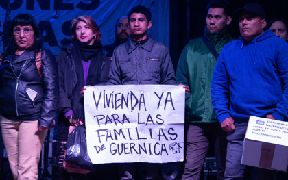  Guernica en Madygraf: ”Te bombardean que te tenes que resignar, pero acá lo que expresa Madygraf es que hay que seguirla peleando”