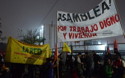 Apoyo a Bagley: voces de estudiantes y trabajadores precarizados desde el bloqueo