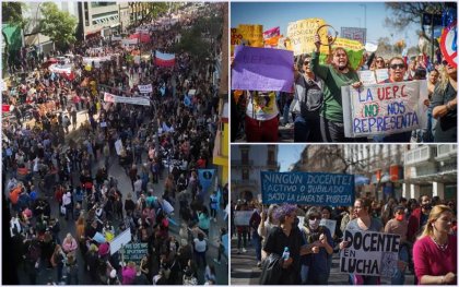 Córdoba: masiva marcha y 90% de acatamiento al paro docente