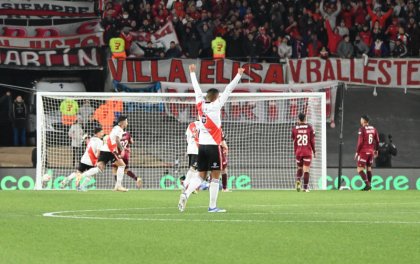 River Plate 2 vs Lanús 1: Segunda victoria consecutiva para acomodarse en el torneo