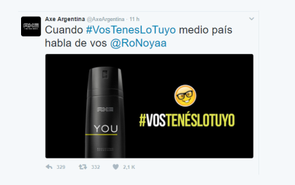 Axe, #VosTenésLoTuyo: el machismo de siempre