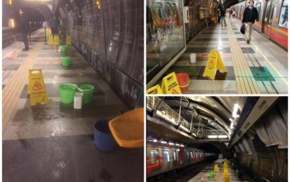 Inundaciones y cierres de estaciones: lluvias dejan al descubierto las precarias condiciones del Metro de Santaigo