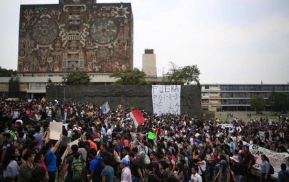 Testimonio a un año del canalla ataque porril en la Rectoría de la UNAM