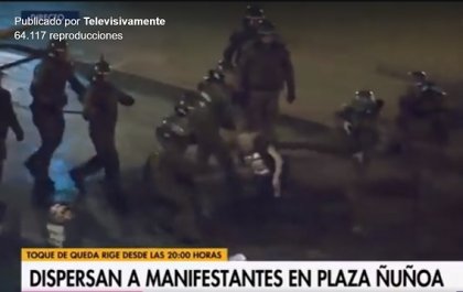 Toque de Queda: La brutal y cobarde represión de Carabineros contra adulto mayor