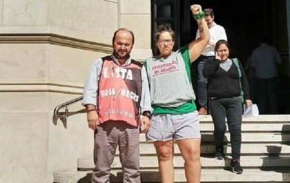 Cayeron las imputaciones contra Natalia Pérez y Hernán Centeno por marchar contra la OMC