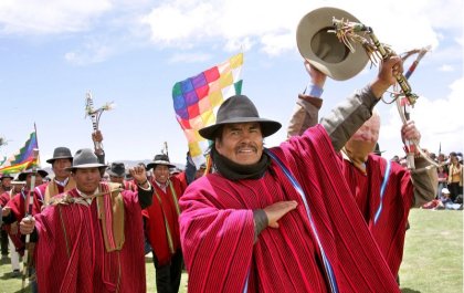 El indianismo y el pueblo aymara de luto