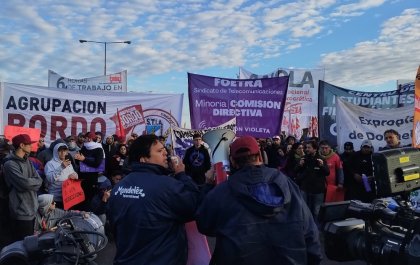 El piquete fabril volvió a la Panamericana y metió la agenda obrera en los grandes medios