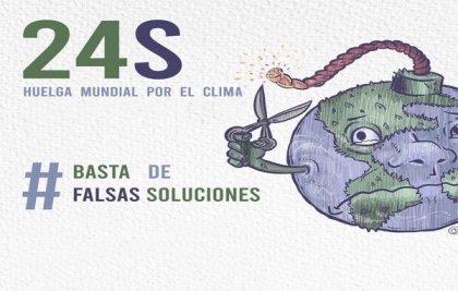 24S Huelga Mundial por el Clima: Basta de Falsas Soluciones se moviliza en todo el país