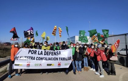 La plantilla de Profand Zaragoza en lucha por un convenio justo y unas condiciones dignas