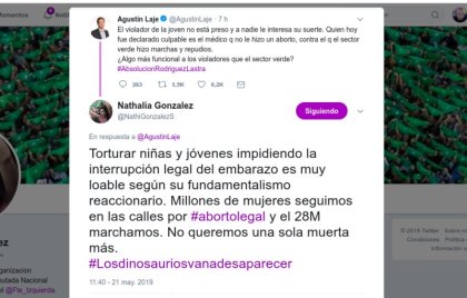 Gonzalez Seligra responde a Laje: "No queremos una sola muerta más"