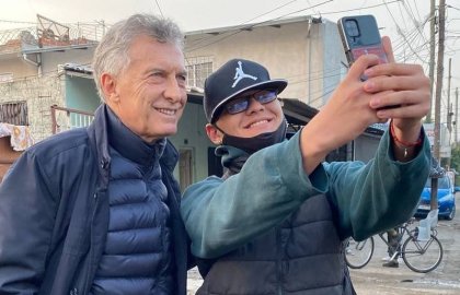 Macri recorrió Monte Chingolo y levanta su perfil en medio de la interna de Juntos