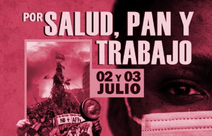 [VIDEO] Dirigentes sociales convocan a la movilización por #SaludPanyTrabajo este jueves