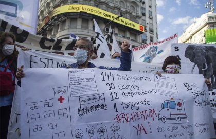 Imágenes de una gran jornada de lucha por salario, trabajo y vivienda