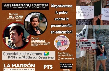 Nico del Caño se reúne con docentes precarizados para fortalecer la lucha 