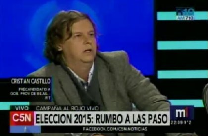 Christian Castillo: “El Frente de Izquierda es la única alternativa de superación ante Scioli, Macri y Massa”