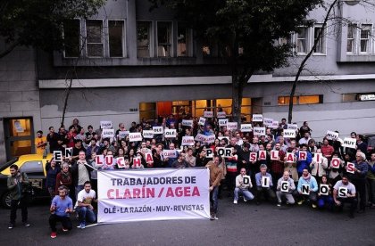 Paro en Clarín