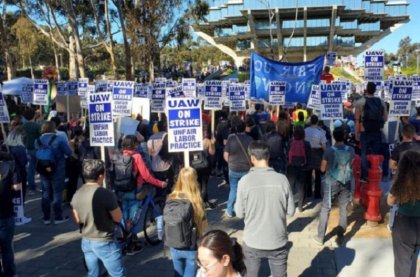 Profesores de la Universidad de California comienzan una huelga histórica