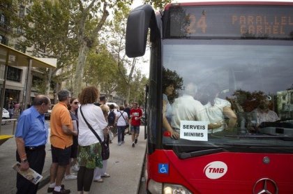 Primer paro contra las decisiones de Ada Colau