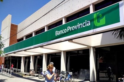 Paro y movilización en Banco Provincia