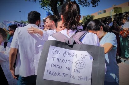 Córdoba: sin respuestas del gobierno se intensifica el conflicto en salud y crecen las muestras de solidaridad