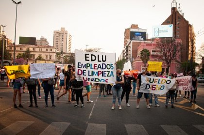 Empleadas de limpieza cordobesas realizaron una presentación en el Ministerio de Trabajo 