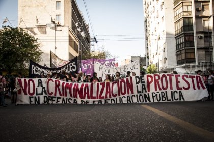 A las calles contra la criminalización: marcha contra el juicio a 27 estudiantes