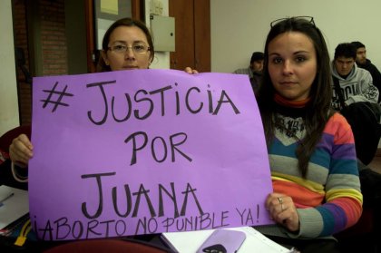 Salta: campaña de fotos, #JusticiaPorJuana, en Humanidades de la UNSa 