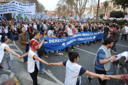  ¿Marcha de la resistencia o “Cristina conducción”?