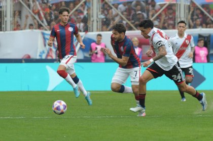 San Lorenzo 0 - River 1: Importante derrota del Ciclón que salió a defenderse desde el inicio