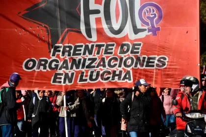 Neuquén: el Frente de Organizaciones en Lucha llamó a votar al Frente de Izquierda Unidad 