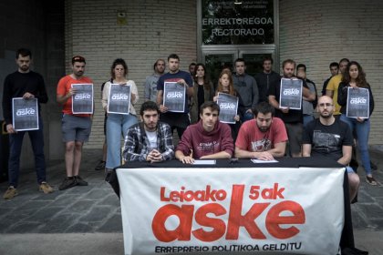 #Leioako5akAske: años de prisión y miles de euros por una protesta estudiantil ¡Solidaridad y amnistía!