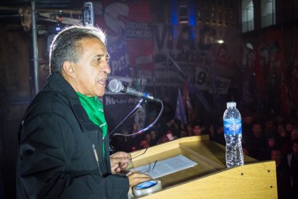 #1deMayo | Nestor Pitrola - Acto del Frente de Izquierda en Plaza de Mayo - YouTube