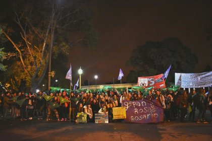 Entre Rosario y el Congreso, la delegación rosarina que se plantó el #8A