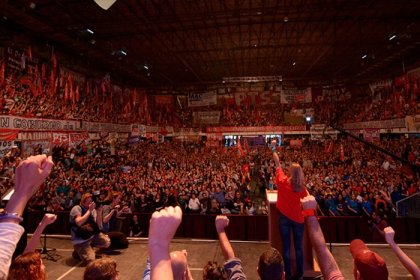 Rosario: lo que dejó el acto de la izquierda en Argentinos Juniors