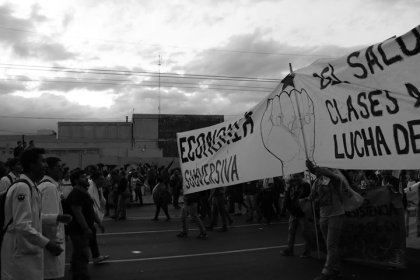 Comunidad de la Facultad de Economía se solidariza con lucha obrera en Matamoros