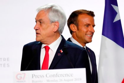 Cumbre G7: Piñera en medio del conflicto entre Macron y Bolsonaro por Amazonas