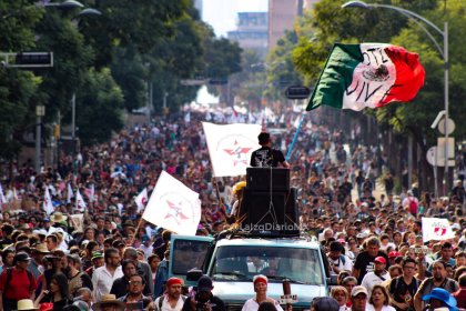 [Galería] A cinco años de Ayotzinapa, el reclamo de justicia sigue vigente