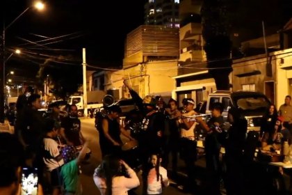 Tecito rebelde en Antofagasta desafía ley antibarricadas