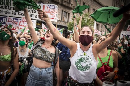 [Fotogalería] La marea verde llenó las calles por el derecho al aborto