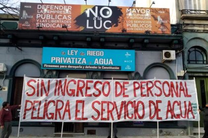 FFOSE convoca a paro general con ocupación de planta de Aguas Corrientes