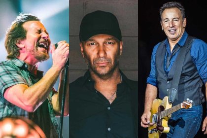 Tom Morello, Bruce Springsteen y Eddie Vedder versionan "Highway To Hell" de AC/DC