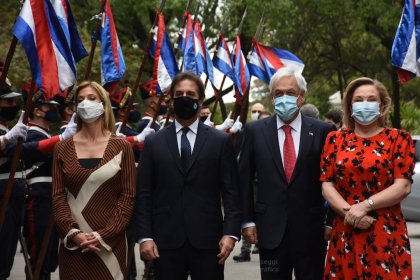 Visita oficial y repudio popular de Sebastián Piñera en Uruguay