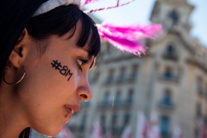 Las imágenes del #8M en Congreso