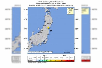 Alerta de tsunami en Japón tras el registro de un fuerte terremoto 