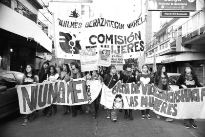 Quilmes volvió a gritar #NiUnaMenos