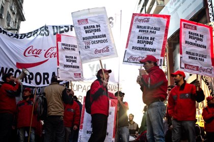 Coca Cola contra los trabajadores: una fórmula sin secretos