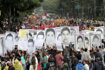 A un año de Ayotzinapa los 43 siguen presentes