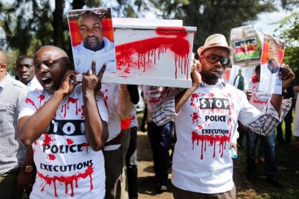 Marchas contra la violencia policial en Kenia